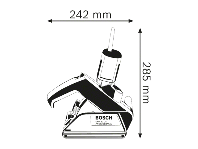 Rezkalnik zidnih utorov Bosch GNF 20 CA, 900W, 115mm, 3.4kg, 0601612508
